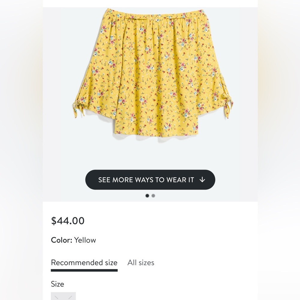 Papermoon's Laramie Off The Shoulder Top Medium